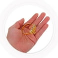 thumbnail image 3 of UPOUART 6Pcs Napkin Holders Shaped Golden White Simulated for Table Accessories, 3 of 6