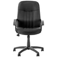 thumbnail image 2 of Boss Office Products Mid Back Fabric Managers Chair in Black, 2 of 5