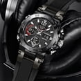 thumbnail image 4 of Relojes militares de lujo FOXBOX para hombre todo negro, 4 of 7