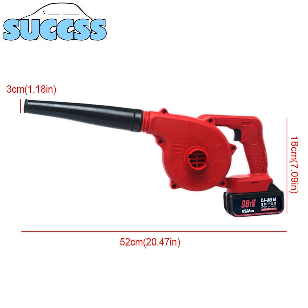 Cordless Leaf Blower with 20V 12800mAh Battery – Lightweight, Powerful Brushless Motor, Adjustable Wind Speed, and Multi-Use for Yard and Home Cleaning