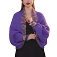 thumbnail image 1 of Versatile Rainbow Knit Cardigan Sweater Shawl, 1 of 3