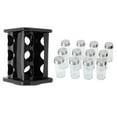 thumbnail image 1 of Revolving Spice Rack, East Storage Rotating Spice Seasoning Bottle Rack Tower Convenient  For Countertop Black, 1 of 8