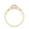 thumbnail image 2 of Lab Grown Diamond Designer Engagement Ring - 0.6 Carat - EF-VS Quality, 14K Yellow Gold, US 11.50, 2 of 8
