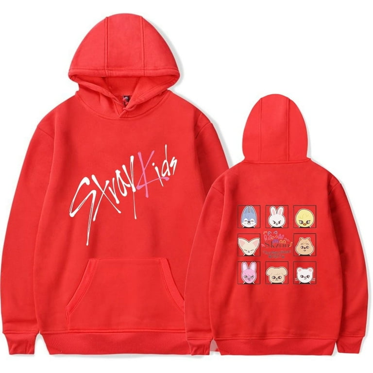Stray Kids Tour Merch Hoodies New Logo Kpop Felix Hyunjin Fashion