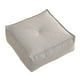 thumbnail image 3 of Cojín de suelo tipo puf, cojín de asiento grueso y grande para futón, cojín para asiento de silla Gris claro, 3 of 9