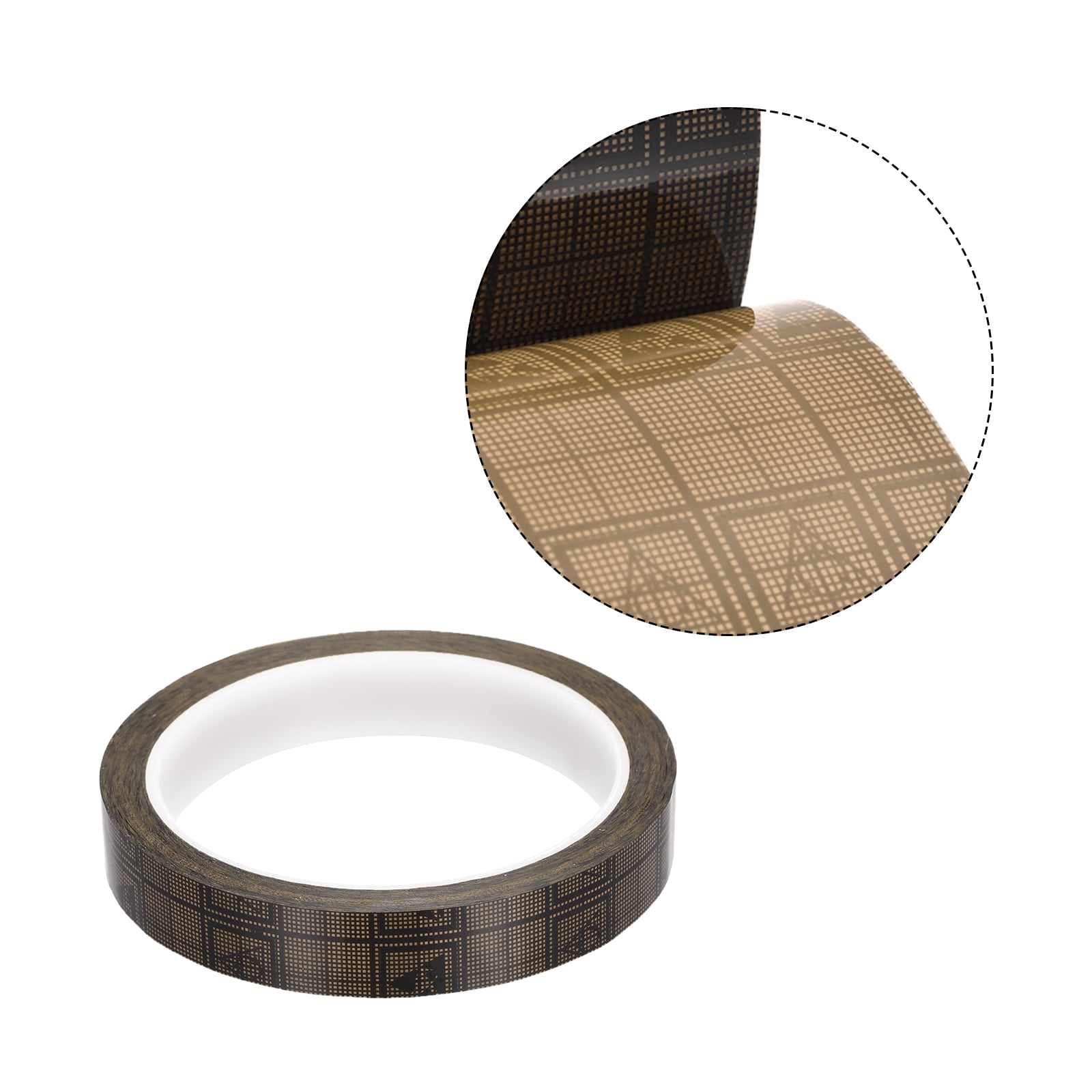 Unique Bargains Adhesive Grid ESD Antistatic Shielding Tape for Electronics Brown 0.63"