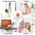 thumbnail image 6 of Portable Door Lock Home Security Door Lock Travel Lockdown Locks for Additional Safety and Privacy Perfect for Traveling Hotel Home Apartment College, 6 of 7