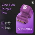 thumbnail image 2 of Afeitadora Skull Shaver One Lion Purple Pro para mujer | Depilación impecable | Afeitadora eléctrica con tecnología de láminas dobles escalonadas, 2 of 5