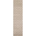 thumbnail image 1 of Unique Loom 3116132 2 Pi 7 Po x 10 Pi Tapis de Course en Treillis Philadelphia&44; Brun Clair, 1 of 2