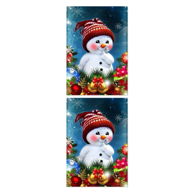 Ounissouiy Pintura de diamantes de Navidad, artesanía de pared de diamantes de imitación para niños, regalos de decoración, pinturas para el Type4 NO4