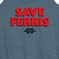thumbnail image 3 of Ferris Bueller's Day Off - Save Ferris - Women's Racerback Tank Top, 3 of 5