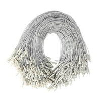 JeashCHAT 1000 Pcs Christmas Ornament Hooks, Ornament Hangers with Snap, Ornament String Ropes for Christmas Tree Holiday Party Hanging Decorations