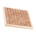 thumbnail image 4 of Tablero de multiplicación, rompecabezas de tablero, juguete Montessori, tablero de multiplicación de arcoíris de madera, bloque de números matemáticos Cuadro de color de registro, 4 of 10