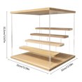 thumbnail image 2 of Acrylic Display Case, 5 Tier Display Box, Clear Acrylic Display Case for Homes, Shopping Malls, Exhibition Halls, Offices (12.6*12.6*12.68in), 2 of 12