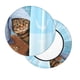 thumbnail image 2 of Disketp Funny Cat Taking a Bath Funda Redonda para Taburete, Funda de Cojín para Silla de Bar Suave y Elástica-13 inch, 2 of 7