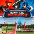 thumbnail image 6 of SPECSTAR 7x7Ft Baseball Softball Practice Net with Batting Tee and Carry Bag for Hitting Pitching, Red, 6 of 11