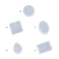 thumbnail image 3 of facefd Moule en Silicone Pendentif avec Miroir Trou Formes Différentes Qualité Fiable Flexible Réutilisable pour Projets d'Artisanat, 3 of 5