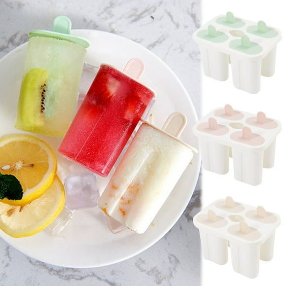 Fiudx Moldes para Paletas de Helado, Delicias Caseras, Material Apto para Uso Alimentario, Diseño a Prueba de Fugas, Fácil de Usar, Versátiles para Diferentes Sabores, Ideales para Fiestas de Verano