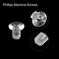 thumbnail image 4 of Unique Bargains M6x8mm Plastic Phillips Machine Screws, PC Flat Head Machine Bolts 10 Pack, 4 of 4