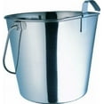 thumbnail image 2 of Indipets Heavy Duty Flat-Sided Hook-On Pail 9 QT, Food and Water Buckets for Dogs and Cats, Hanging Pails for Crates and Cages, 2 of 6