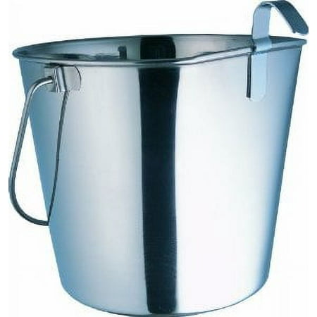 UPC: 0874538001071 | Indipets Heavy Duty Flat-Sided Hook-On Pail 2 QT