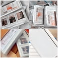 thumbnail image 3 of COMPUKAS 2Pcs Concert Ticket Photo Album Transparent PP for Music Lovers 8.9*4.9*1.2in Outdoor Use Memory Preservation, 3 of 8