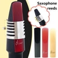 thumbnail image 3 of Wmool 3Pcs Resin Plastic-Saxophone Reeds Parts For Clarinet Soprano Alto Tenor Sax., 3 of 9