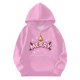 thumbnail image 3 of Sudadera con capucha para niñas y niños, sudadera de manga larga con cuello redondo y estampado de moda, jersey con bolsillo, sudadera de poliéster para niñas, 3 of 8