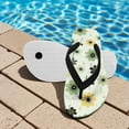 thumbnail image 3 of Chaqlin Girls Classic Non Slip Beach Sandals Groovy Floral Print Casual Flip Flop Surfer Boy Girl Size 11, 3 of 7