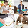 thumbnail image 7 of Feela Pocket Notebook Journals, Mini Cute Small Hardcover College Ruled Notepad Office Supplies, with 3 Black Pens, 3.5”x 5.5”, 3 Pack, A6, Solid Colors, Yellow, Orange, Emerald, 7 of 7