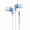 Sky Blue, variant on Wired Earbuds with 3.5mm AUX Plug Fits Mobile And Tablet,Headphones in-Ear Earbuds,Noise Cancelling Head Phones,Portable Ear Phones Convenient for Travel Walking Hiking and Sports(Yellow)