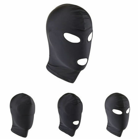 Sex Restraint Head Hood Eye Mask Gear Leather Roleplay Half Face Dungeon Cosplay