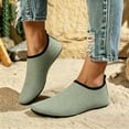 thumbnail image 6 of hzomhy Women'S Quick Dry Water Shoes Non-Slip Aqua Socks For Beach Swimming Yoga Hiking And Outdoor Activities Lightweight Flexible Slip-On Footwear Army Green, 6 of 6