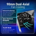 thumbnail image 5 of PNY NVIDIA GeForce RTX™ 5060 Ti OC Dual Fan, Graphics Card 16GB GDDR7, SFF-Ready, 2-Slot, 5 of 21