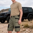 thumbnail image 2 of Dresfit Men's Cargo Shorts Baggy Zipper Pockets Shorts Summer 2026 Breathable Hiking Shorts Open Bottom Button Big and Tall Travel Short Pants XL, 2 of 8