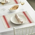 thumbnail image 5 of Sm:)e Red Placemats Set of 4 - Heat Resistant Non-Slip Place mats for Dining Table, Washable Durable PVC Table Mats, 5 of 7