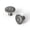 Antique Silver, variant on Goo-Ki Antique Brass Cabinet Drawer Knobs with Backplate, Vintage Floral Medallion Design, Cabinet Handles for Dresser,Wardrobe 2 Pack