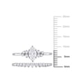 thumbnail image 2 of Everly Women's Diamond 14k White Gold Bridal Set, 2 of 6