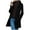 Black, variant on Homenesgenics Jackets for Women Under $10.00 Women's Solid Casual Thicken Wool Stand Collar Single inner Lining Pocket Breasted Pea Mao Coat Black XXXL