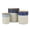 Luca Ombre Matte Blue/White Embossed, variant on 10 Strawberry Street Luca Matte Black Embossed 3 Piece Canister Set