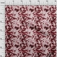 thumbnail image 3 of oneOone Viscose Chiffon Maroon Fabric Abstract Fabric For Sewing Printed Craft Fabric By The Yard 42 Inch Wide, 3 of 5