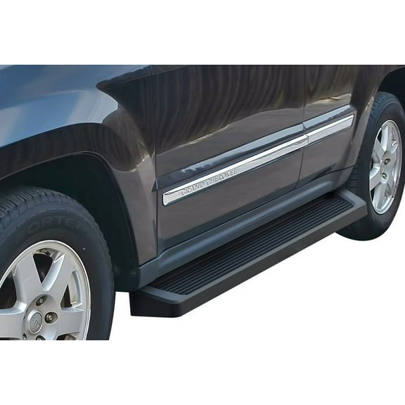 2005-2010 Jeep Grand Cherokee 2006-2010 Jeep Commander Black Finish 6 Inch iRunning Board Door-Door Side Bar Side Step Running Board