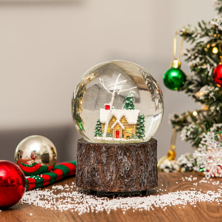 Snow Globe Figurines, Christmas Decorations for Christmas Party