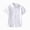 H247-White, variant on Girls Short Sleeve Button Down Shirts Kids School Uniform Dress Shirt Summer Blouse(Blue,9-10 Y)