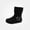 Black, variant on WAVSUF Girls Fleece Wide Width Boots Round Toe Soft Sole Anti Slip Fall Daily Mid Calf Boots Beige Size 10