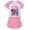 Pink, variant on Girls' short sleeved set APHMAU children's girls' short sleeved T-shirt shorts sports set game cartoon fashion casual set, suitable for children aged 5-13
