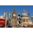 thumbnail image 3 of GreenDecor London Big Ben Backdrop 7x5ft Photography Background UK Architecture City Builings Union Jack Telephone Booth Photo Video Studio Props Children Baby Kids, 3 of 5