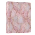 thumbnail image 2 of Three Ring Binder Rose Gold Texture 1.5 Inch Round Binder D-Rings for Office Supplies and More, 2 of 10
