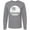 AC-Heather Grey, variant on Inktastic San Diego California Beach Long Sleeve T-Shirt