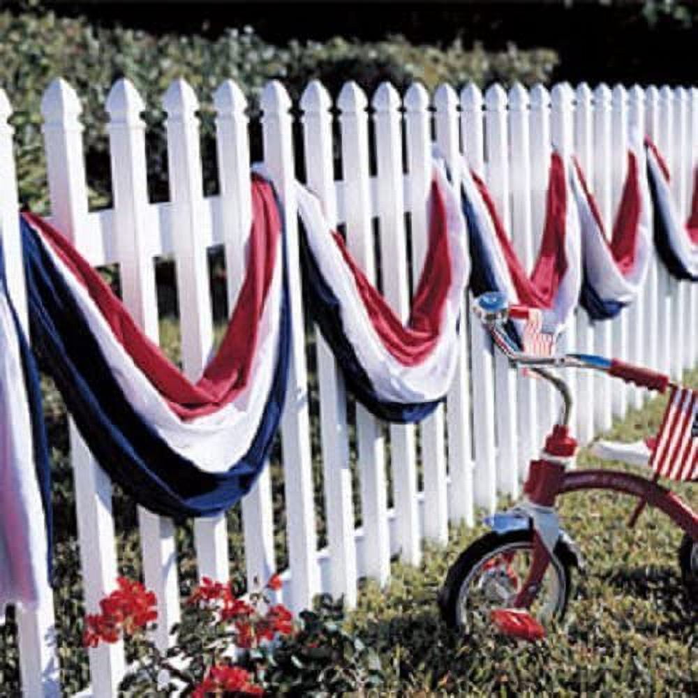 Serafina Home American Flag Bunting Election Reelection Decorations, Patriotic Banner Outside,30 Feet x 24",USA Red White Blue Outdoor Banners Buntings